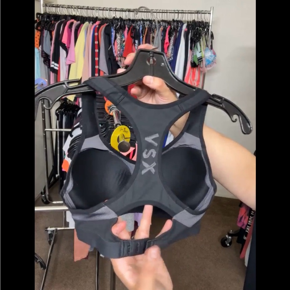 VSX Black Sports Bra